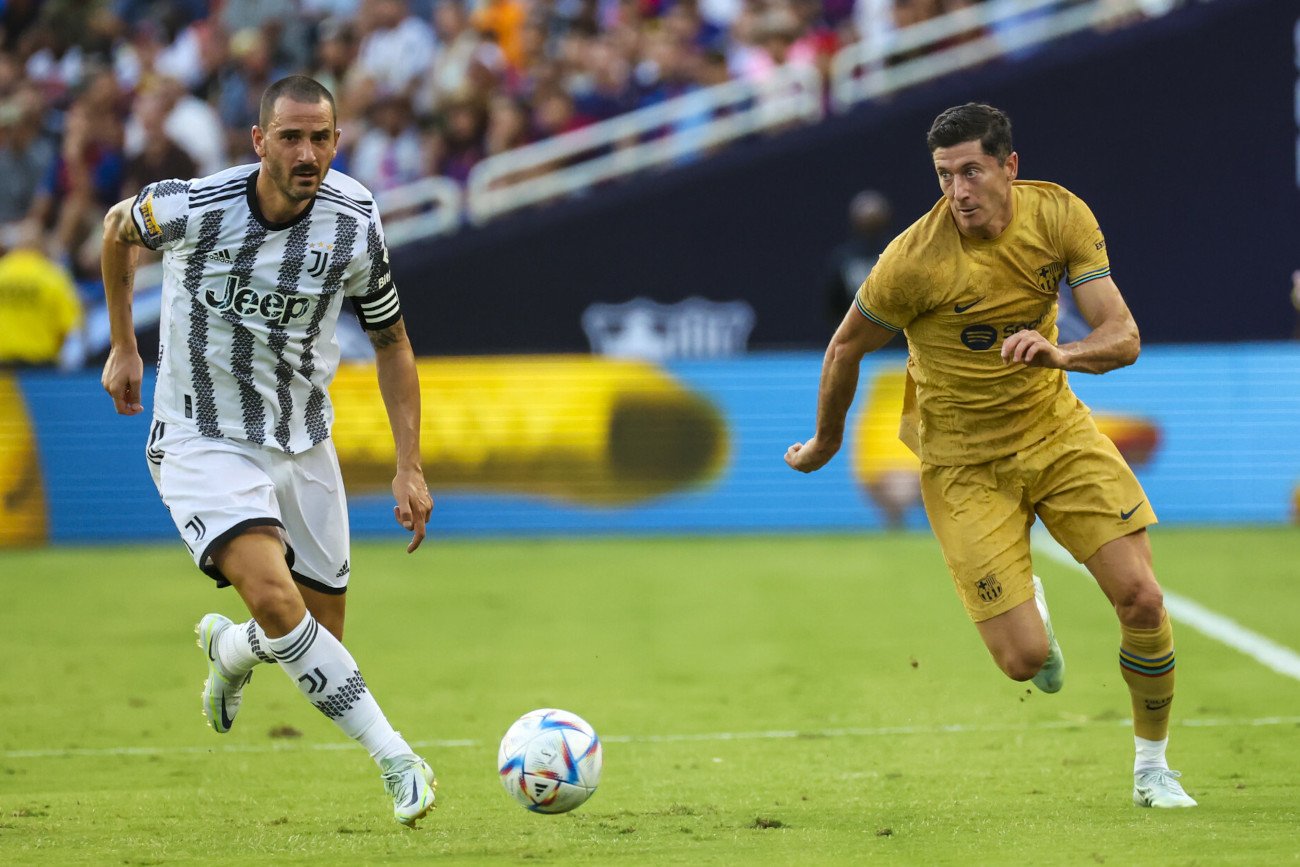 Robert Lewandowski w meczu z Juventusem Turyn nie miał zbyt wielu okazji, żeby wpisać się na listę strzelców.