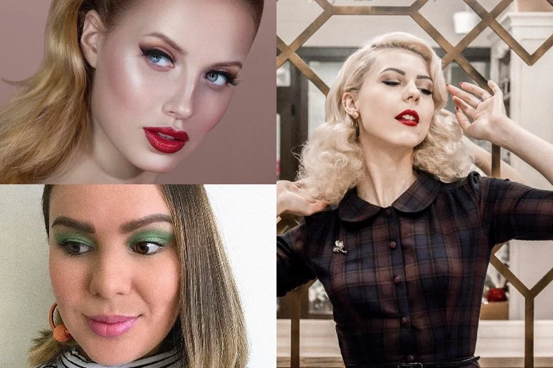 Retro make-up idealnie pasuje na imprezę tematyczną