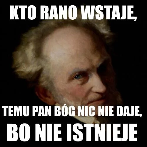 Nic tak nie inspiruje, jak fałszywe cytaty z Schopenhuera.