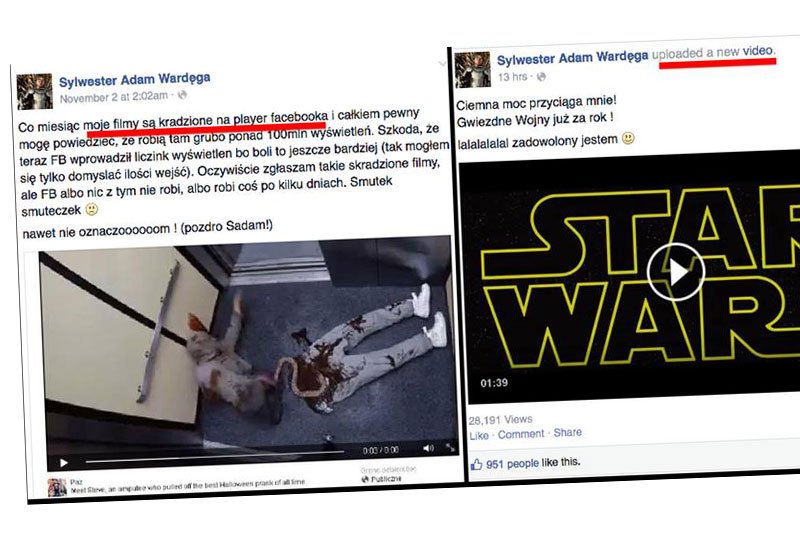 Vlogerzy Krzysztof Gonciarz i Sylwester Wardęga spierają się o to, co można podkradać sobie w sieci.