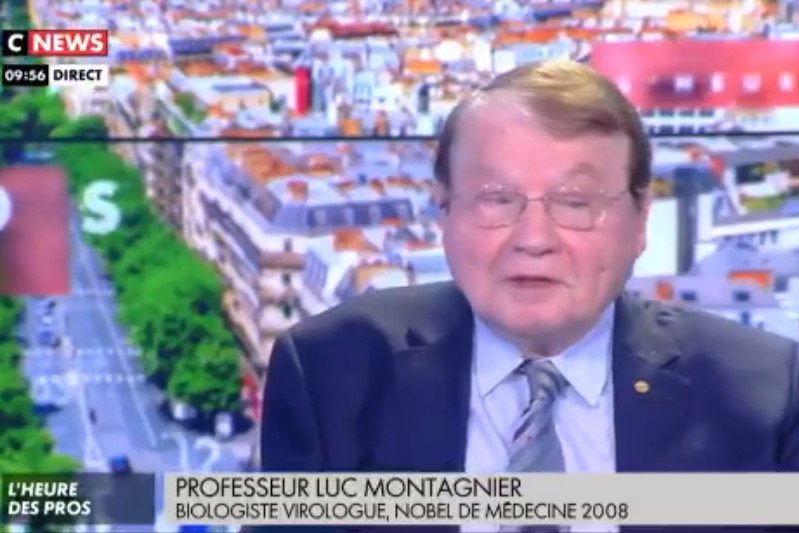 Francuski noblista ma swoją teorię na temat koronawirusa.