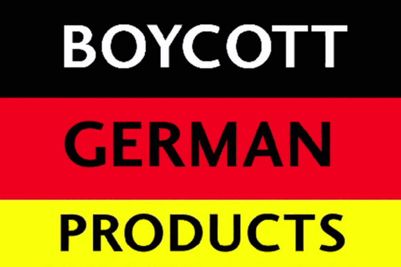 Internauci bojkotują niemieckie produkty.