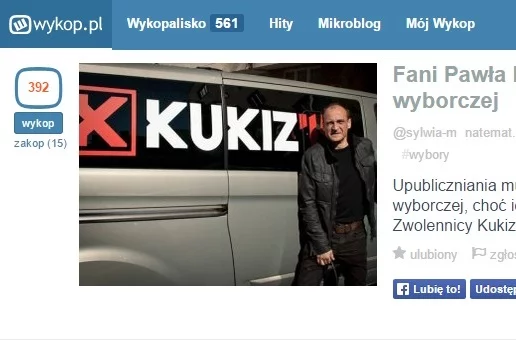 Na fali popularności w Internecie Paweł Kukiz nie będzie miał problemu, żeby wejść do Sejmu.