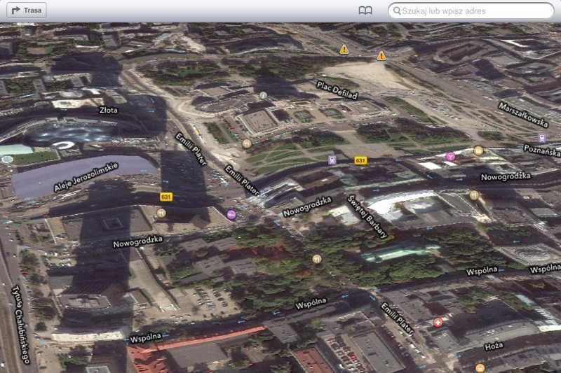 Apple Maps 3D miały być konkurencją dla Google Maps