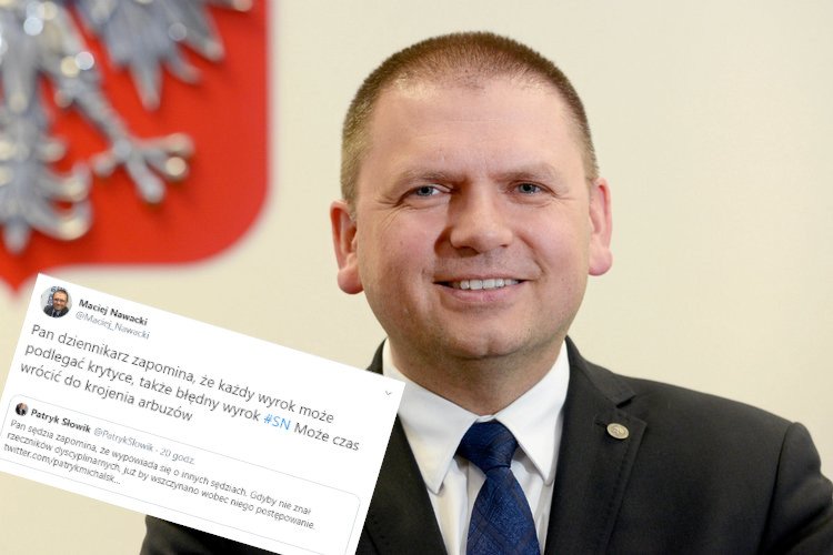 Sędzia Maciej Nawacki w oburzający sposób odpowiedział dziennikarzowi.