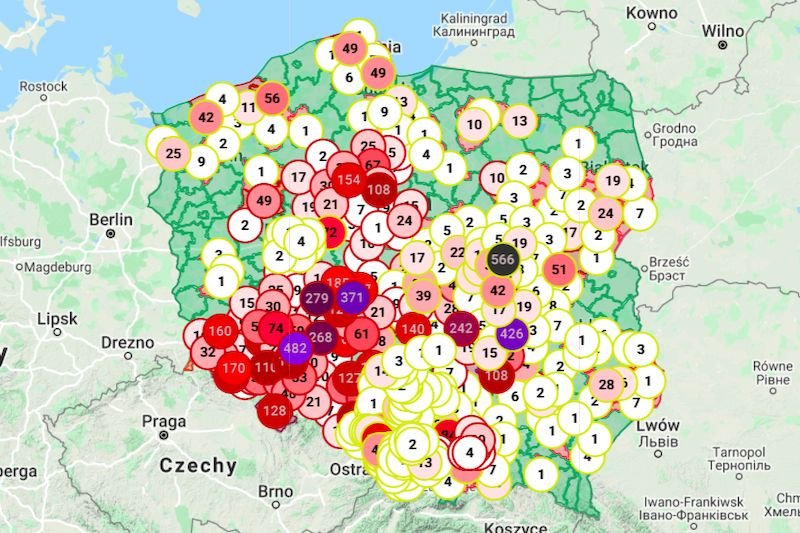 Koronawirus w Polsce, stan na 23 maja.