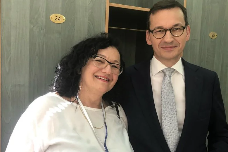 Siostra premiera Mateusza Morawieckiego nie potwierdza krążących plotek, że miałaby kandydować na stanowisko starosty trzebnickiego.