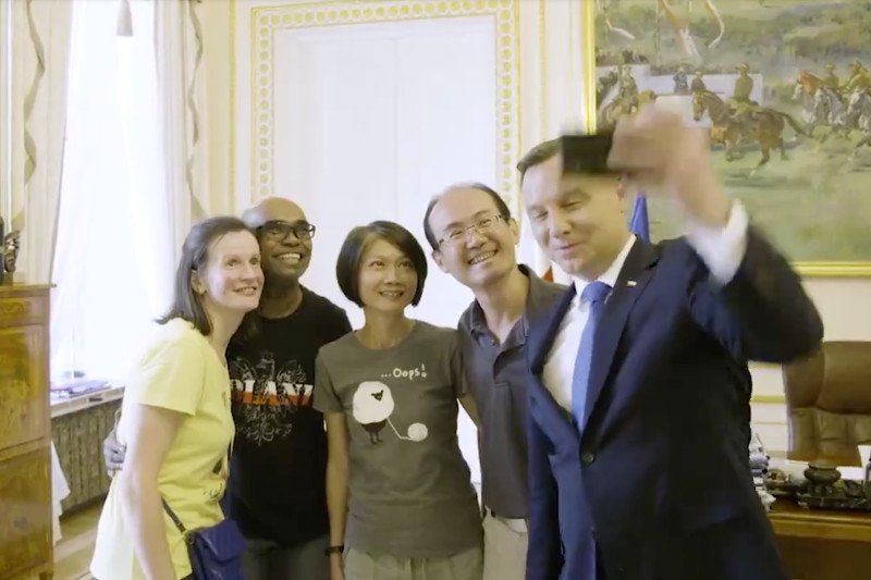 "W Pałacu Prezydenckim" to nowy profil na Twitterze, gdzie prezentowane mają być mniej oficjalne informacje dot. działalności Andrzeja Dudy.