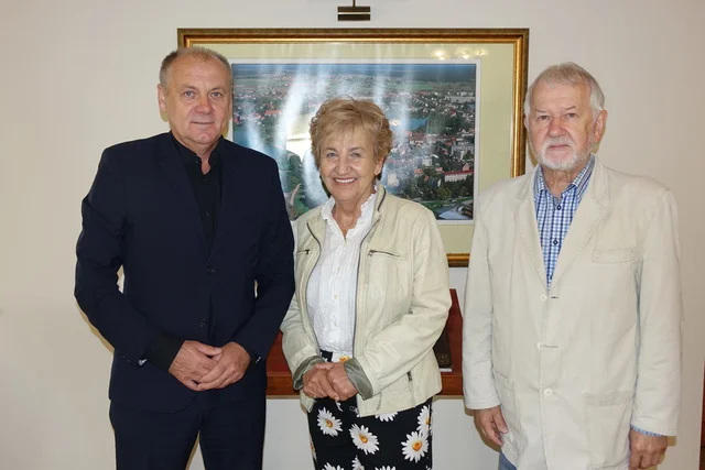Członkowie rodziny Krzysztofa Klenczona spotkali się z burmistrzem Szczytna.