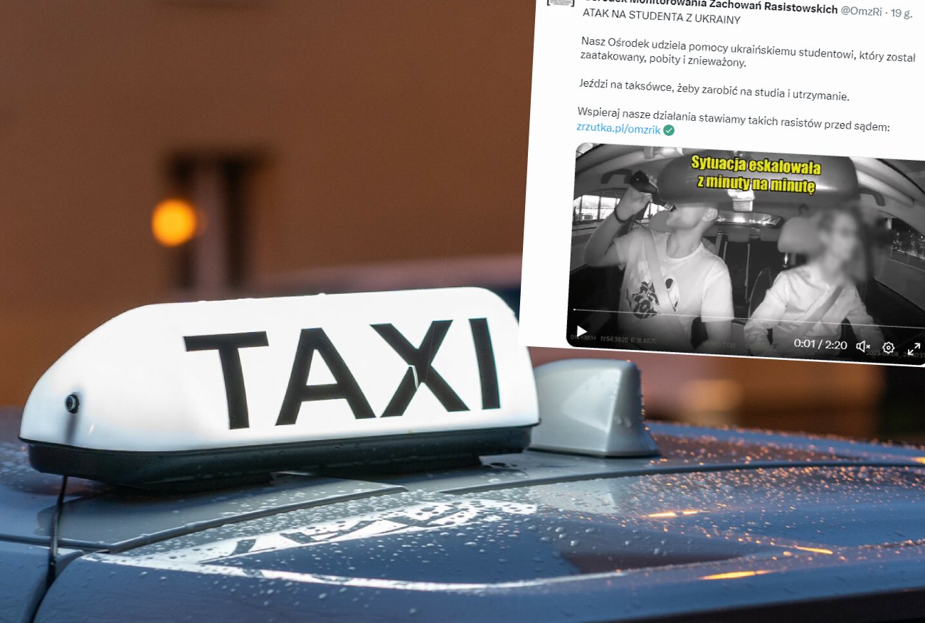 Gdańsk. Kierowca Ubera z Ukrainy zaatakowany w trakcie jazdy.