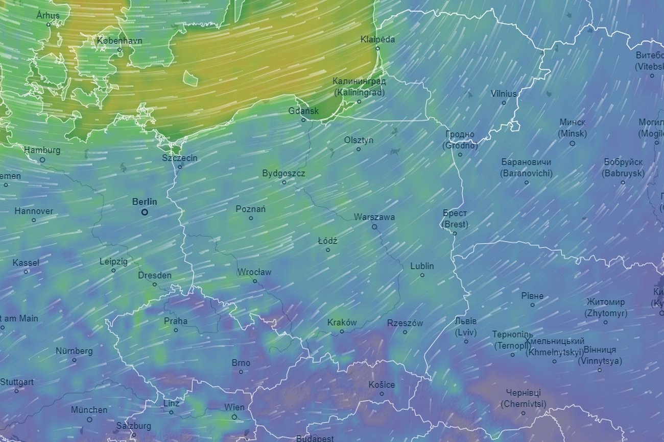 IMGW wydało ostrzeżenia przed silnym wiatrem. [MAPA]