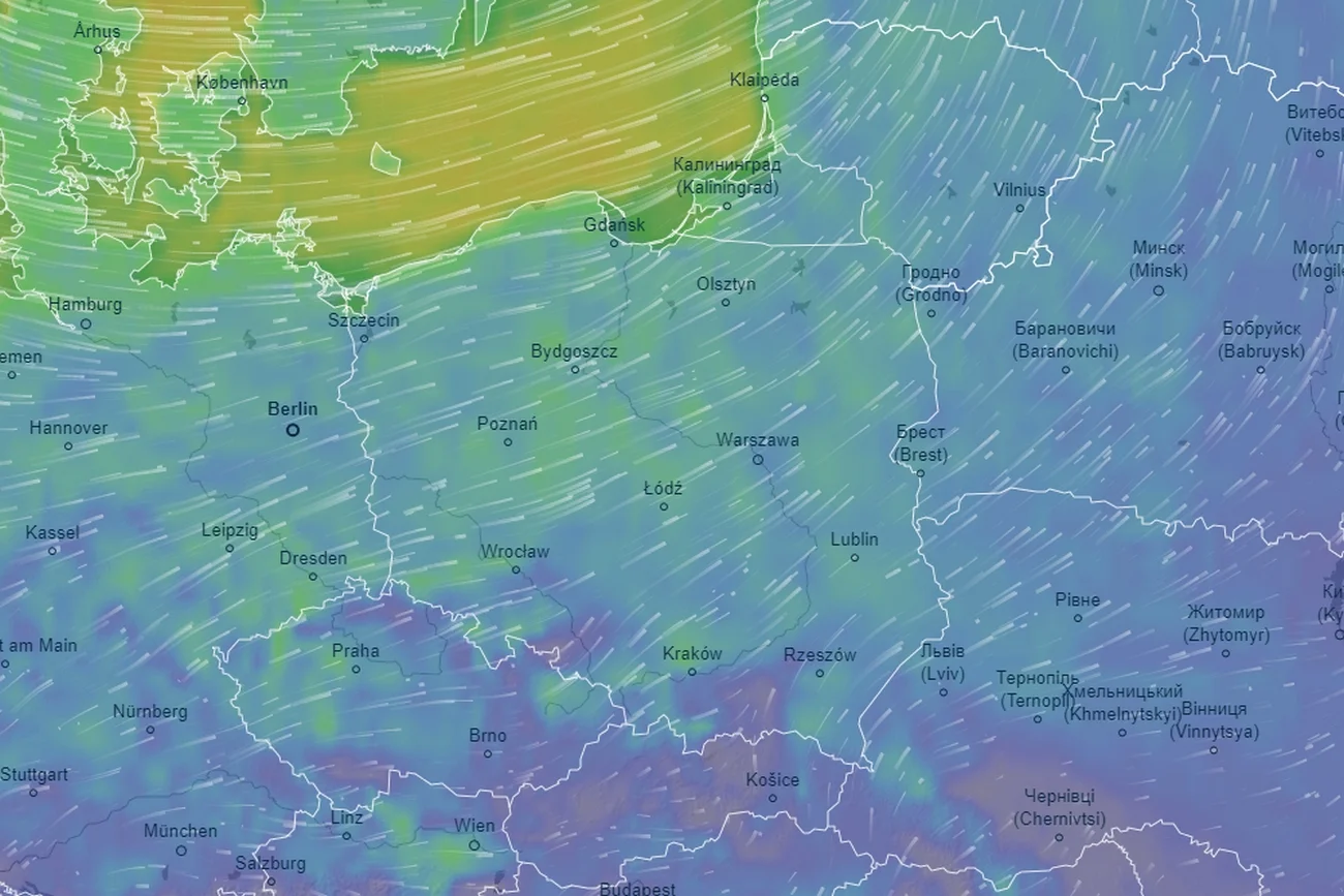IMGW wydało ostrzeżenia przed silnym wiatrem. [MAPA]