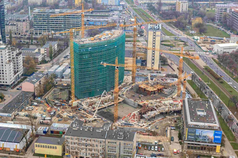 Budowa Warsaw Spire