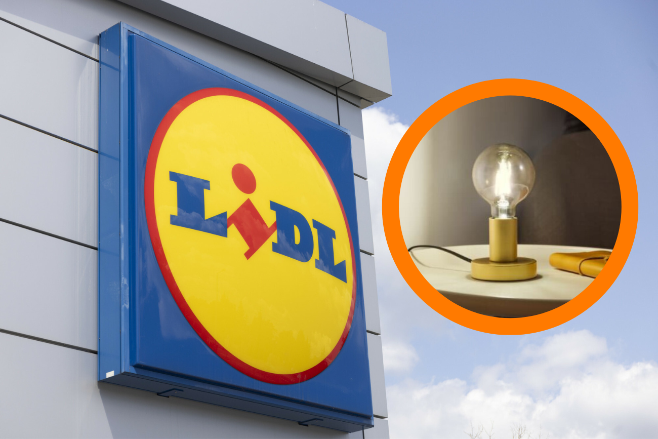 promocja na lampy w Lidlu: lampka stołowa LED Livarno Home