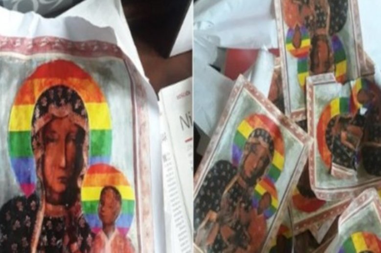 "The Guardian" opisał zatrzymanie aktywistki podejrzanej o obrazę uczuć religijnych. Chodzi o wizerunek Matki Boskiej z tęczową aureolą.