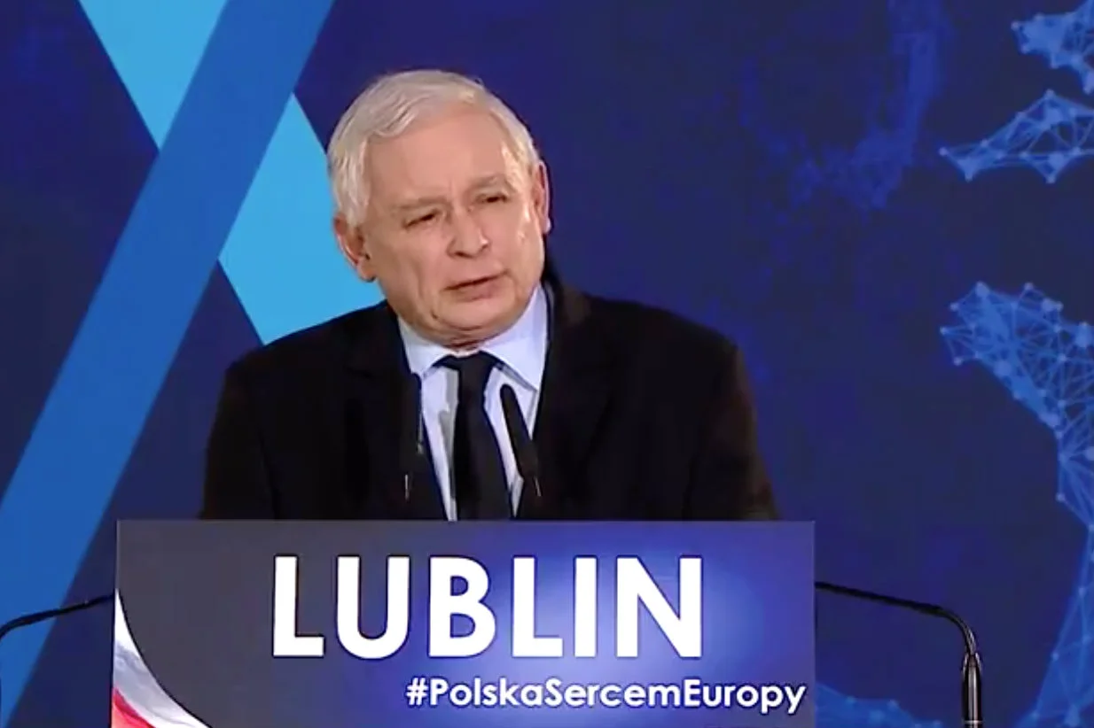 Jarosław Kaczyński przekonywał mieszkańców Lublina, że powinni głosować w wyborach samorządowych.