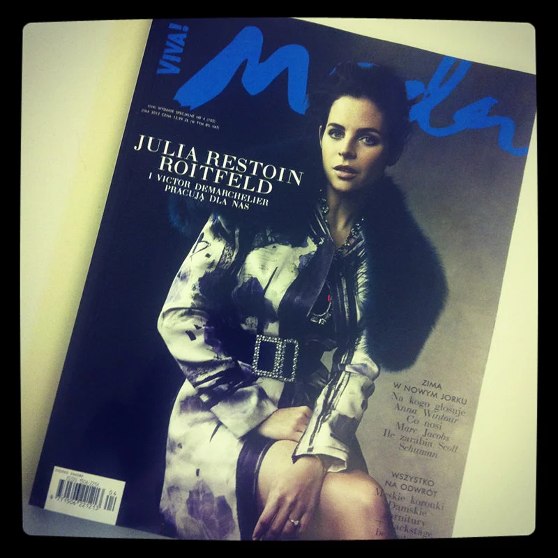 Viva! Moda, zima 2012, na okładce Julia Restoin Roitfeld