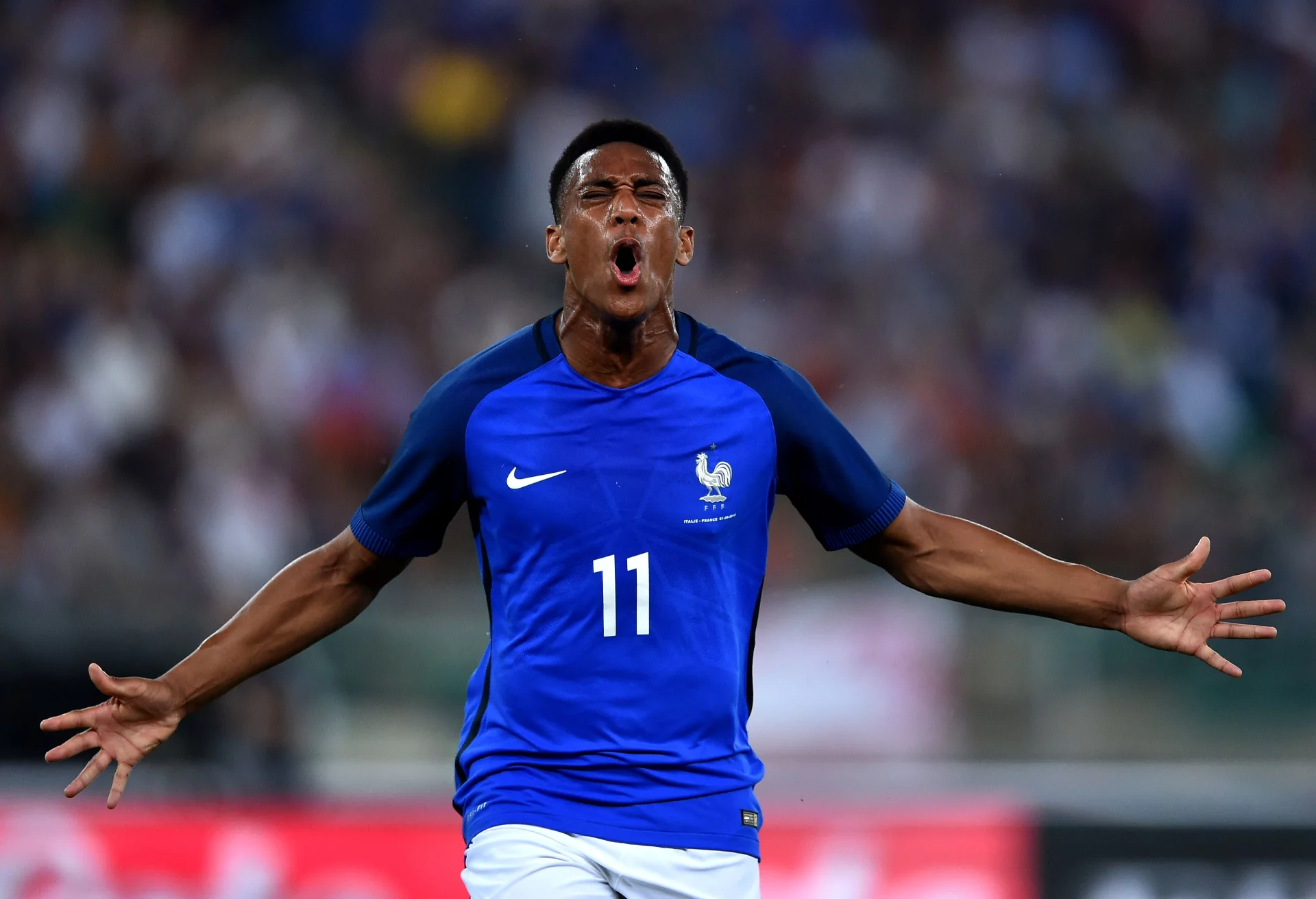Anthony Martial zdobył gola, który dał punkt Francuzom w wyjazdowym meczu z Ukrainą.