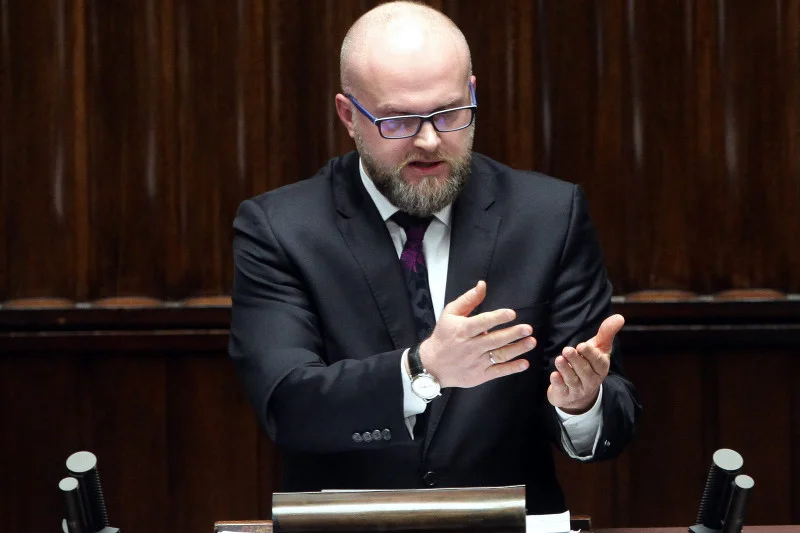 Dr Krzysztof Łanda, wiceminister zdrowia podczas debaty w Sejmie.