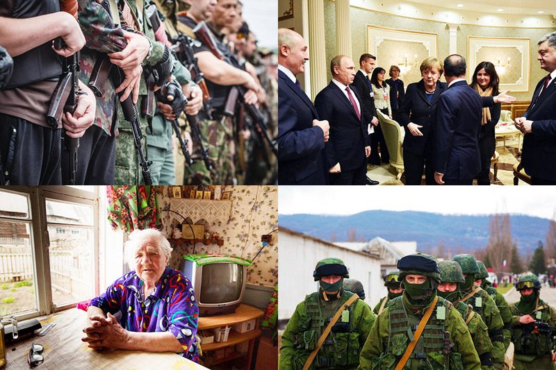 Wojna na wschodzi Ukrainy trwa już prawie od roku.