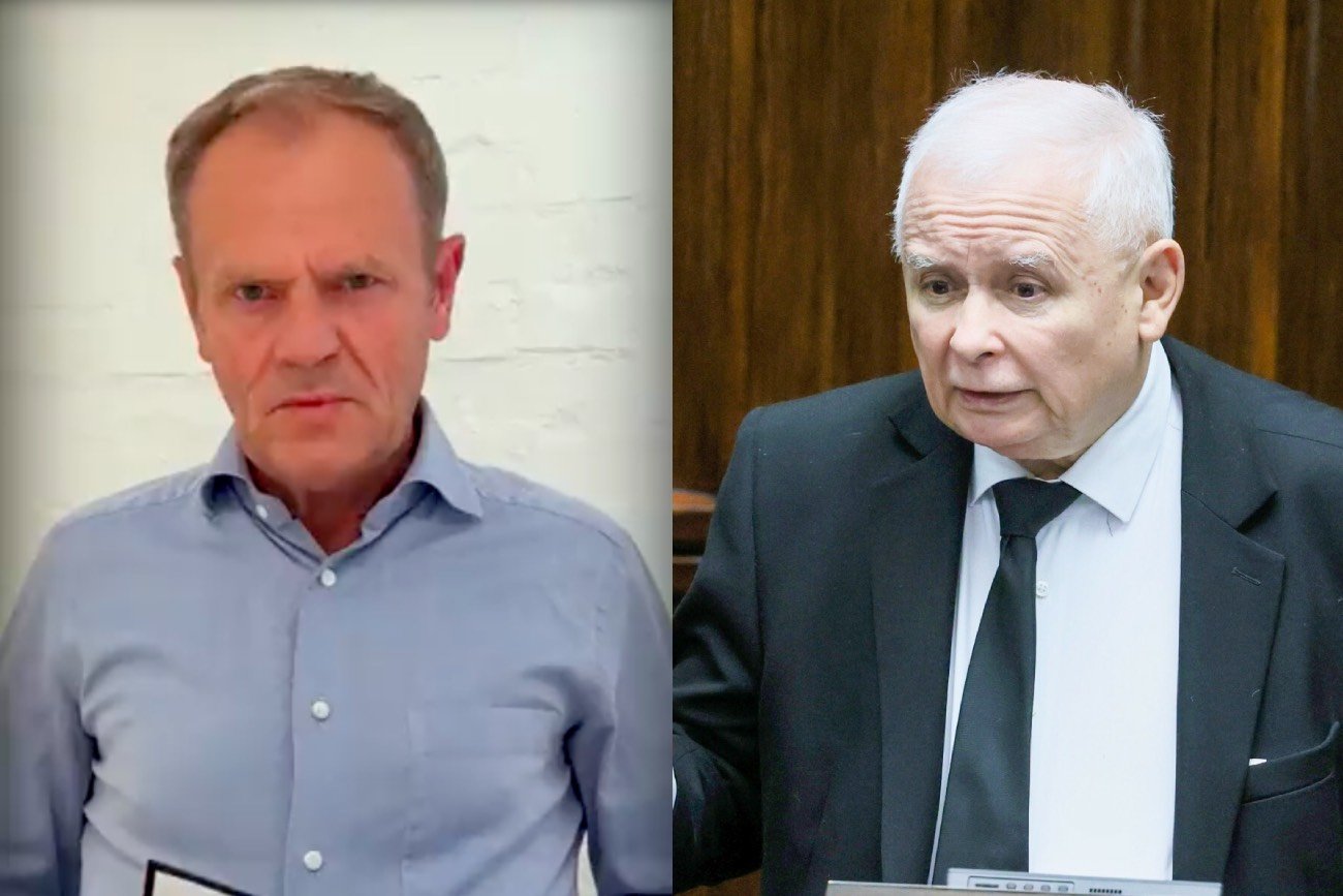 Donald Tusk i Jarosław Kaczyński