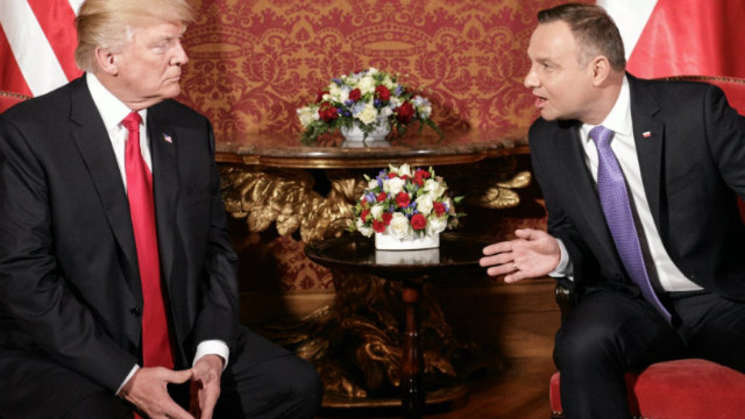 Donald Trump odwiedził Polskę w lipcu 2017 r. Teraz kancelaria prezydenta musi zapłacić restauratorom za straty, jakie ponieśli podczas wizyty prezydenta USA.