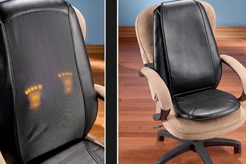 Fotel z elektrycznym masażem tajskim, wykonywanym przez ciepłe "stopy".