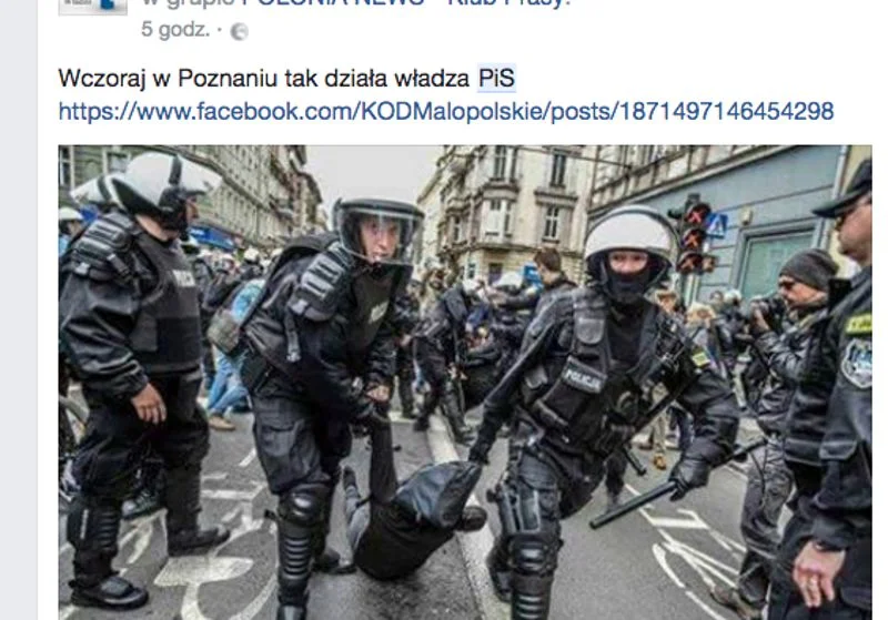 Sobotnia demonstracja w Poznaniu
