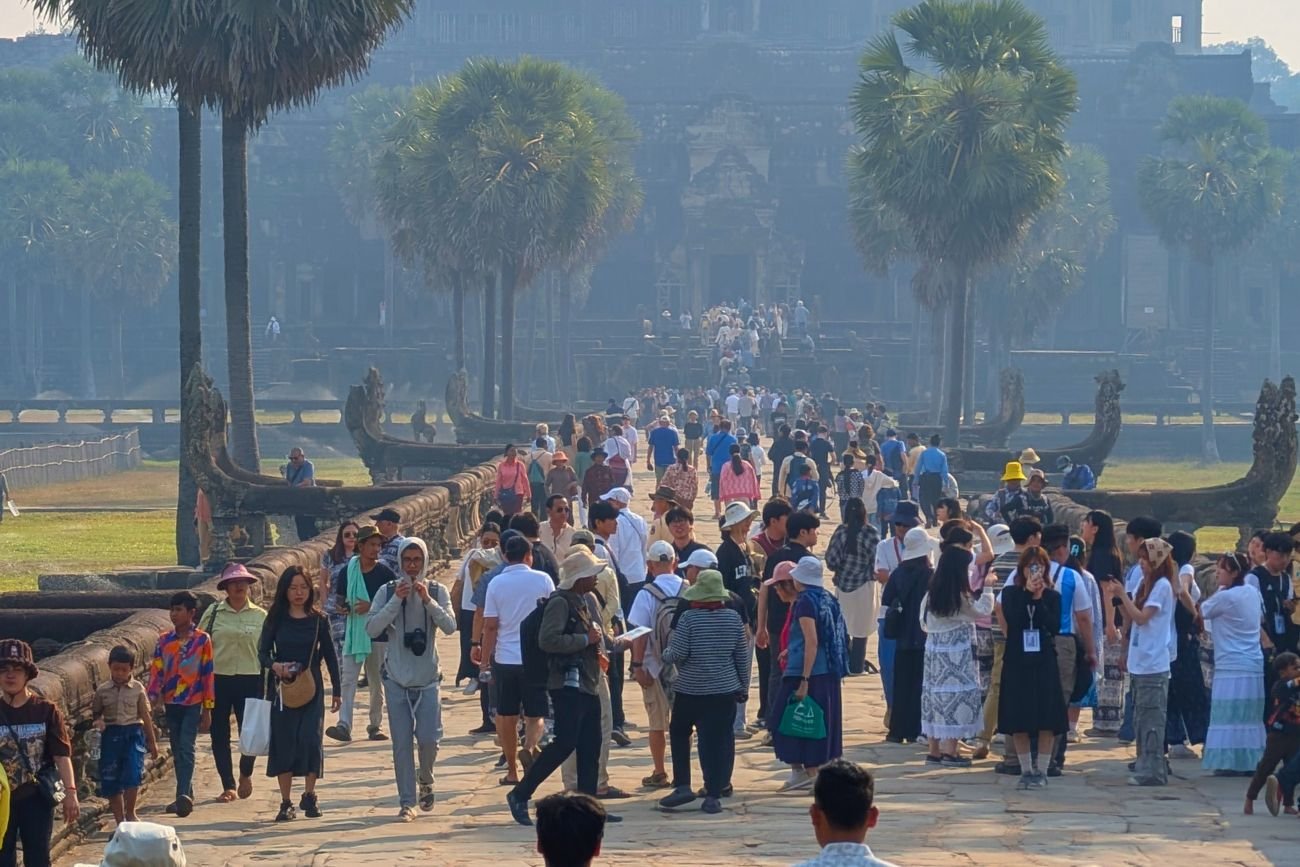 Zwiedzanie Angkor Wat może być trudniejsze.