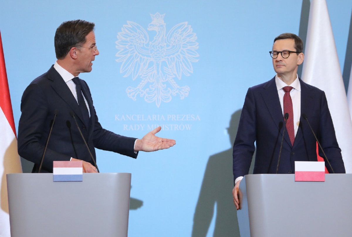 Spotkanie Mateusza Morawieckiego I Marka Rutte Putin Musi Pozna