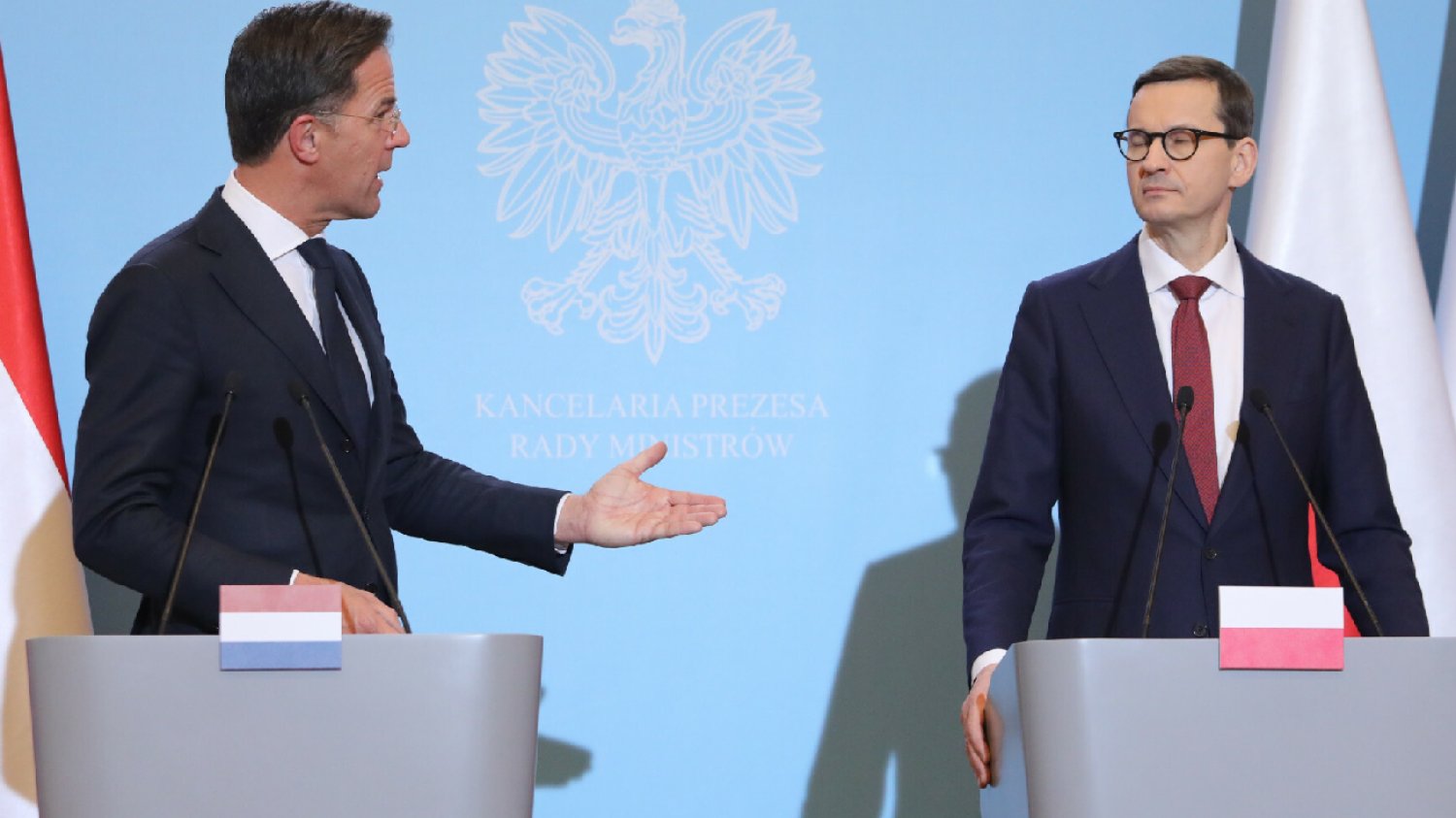 Spotkanie Mateusza Morawieckiego i Marka Rutte. "Putin musi poznać prawdę"