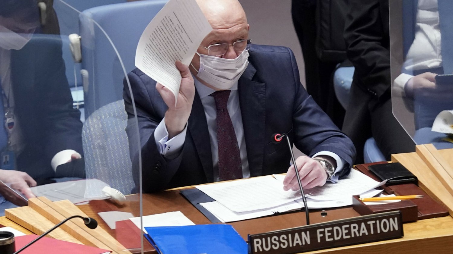 W chwili inwazji na Ukrainę Rosja przewodniczy Radzie Bezpieczeństwa ONZ.