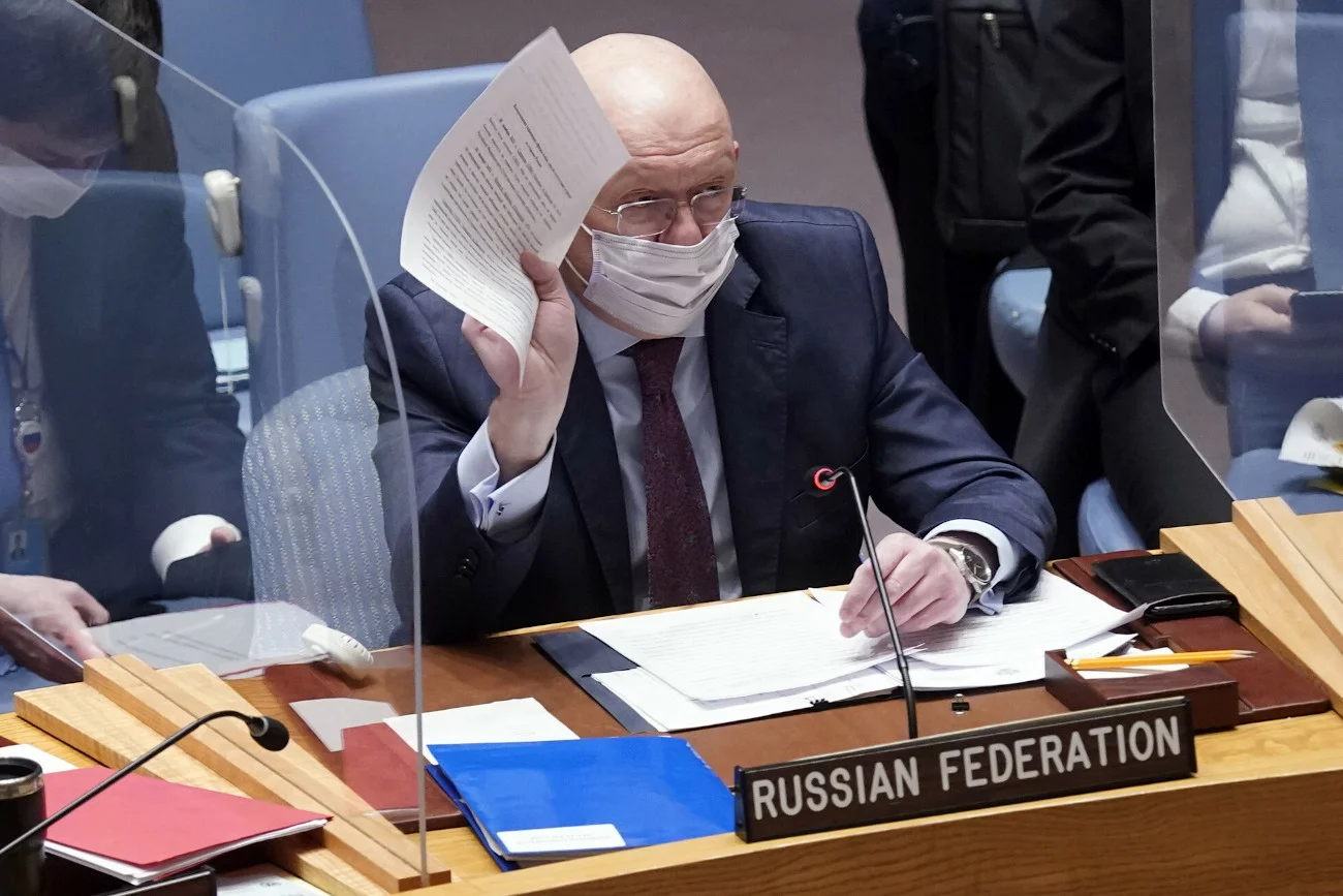 W chwili inwazji na Ukrainę Rosja przewodniczy Radzie Bezpieczeństwa ONZ.