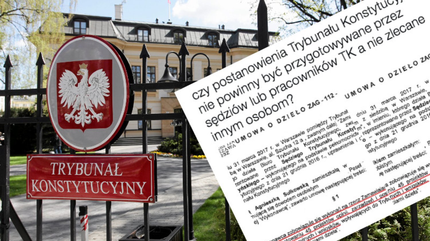 "Wygląda jakby analfabeci zasiadali w TK". Na Twitterze oburzenie umowami, jakie zawarł Trybunał – ale czy jest się o co oburzać?