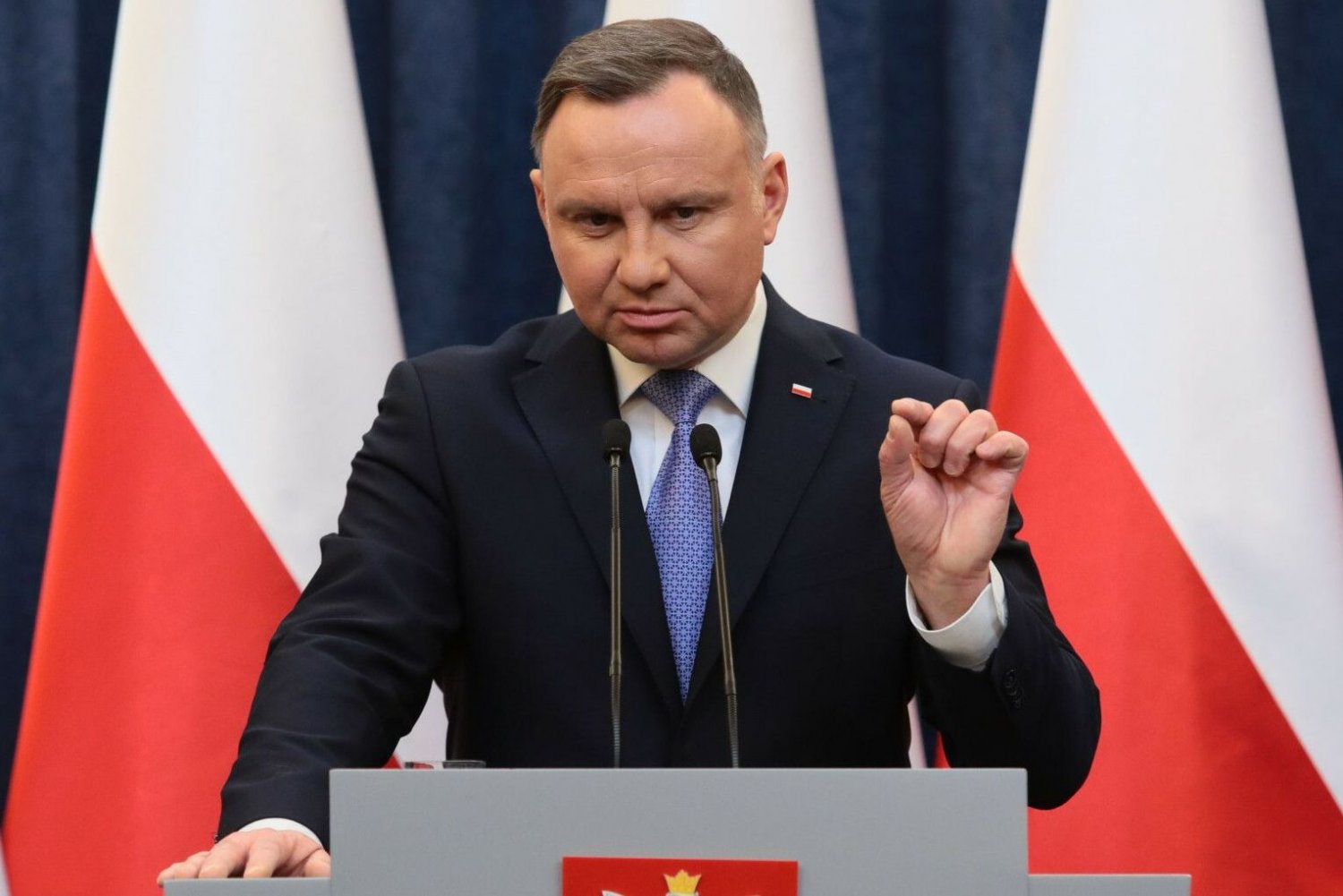Andrzej Duda tlumaczył w Polsat News, dlaczego zawetował "Lex TVN".