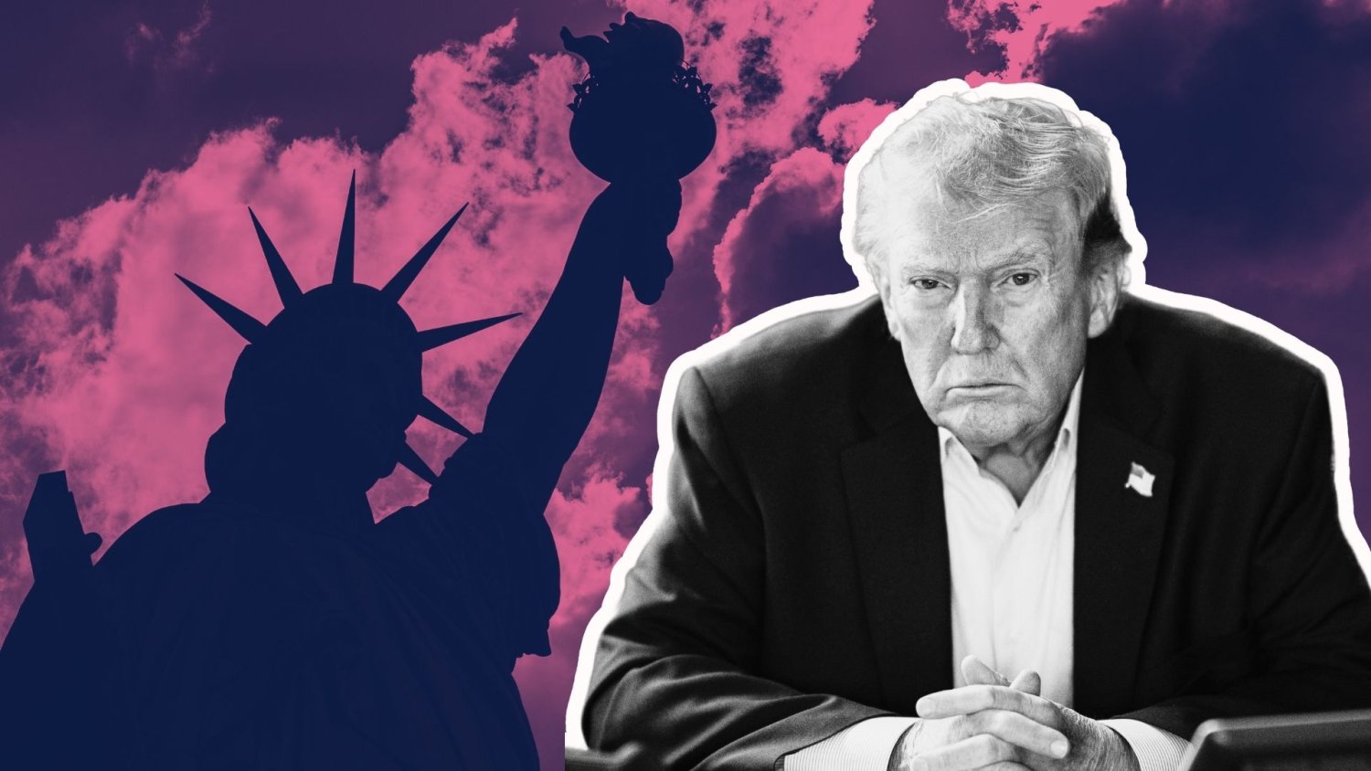 Trump tonie, ale sam. Takiego upadku Ameryka chyba jeszcze nie widziała