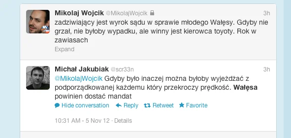 dyskusja po wyroku ws. wypadku Jarosława Wałęsy