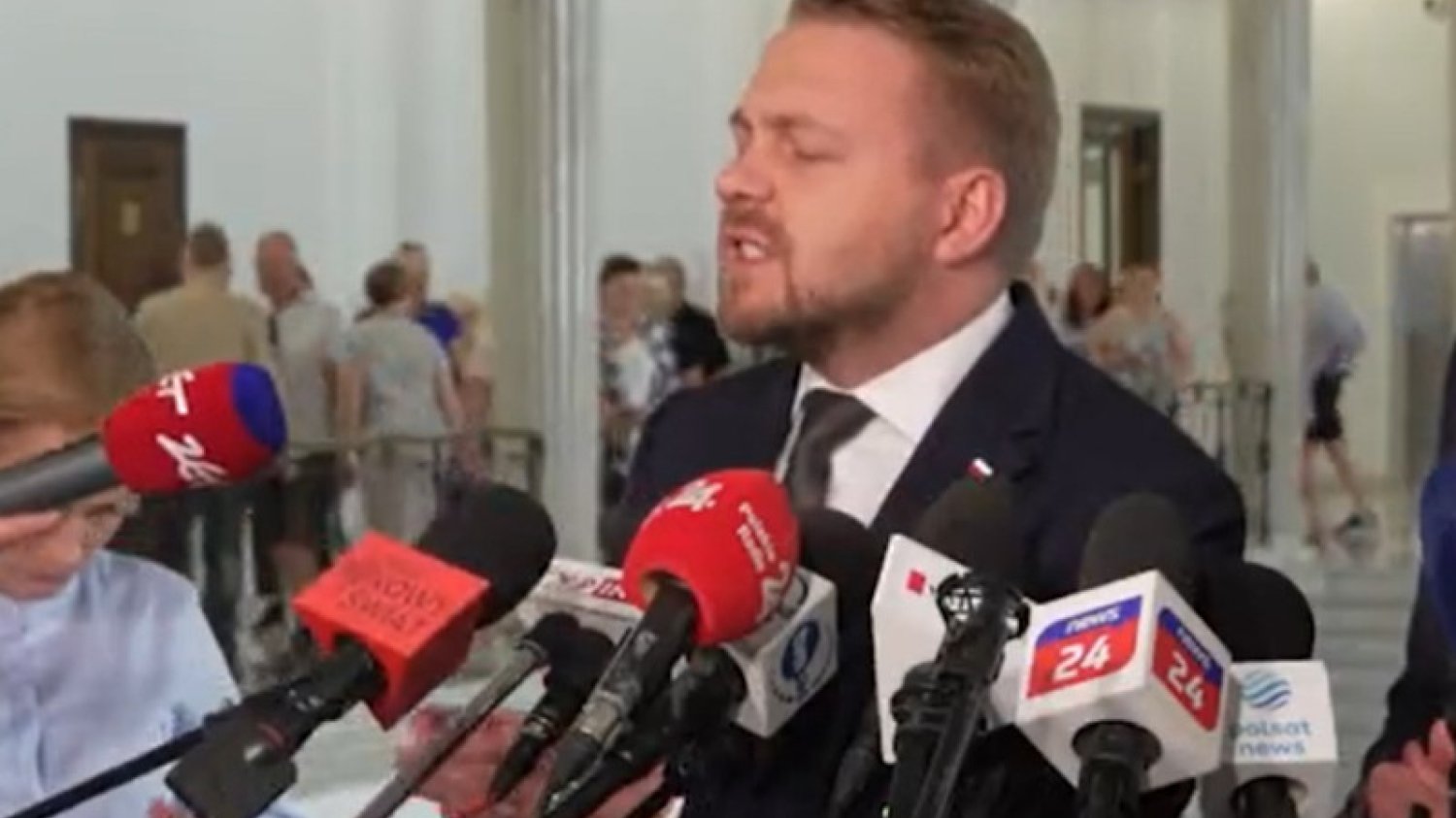Ostra kłótnia wiceministra PiS z dziennikarką. “Pani się zachowuje jak niemiecki rząd!”