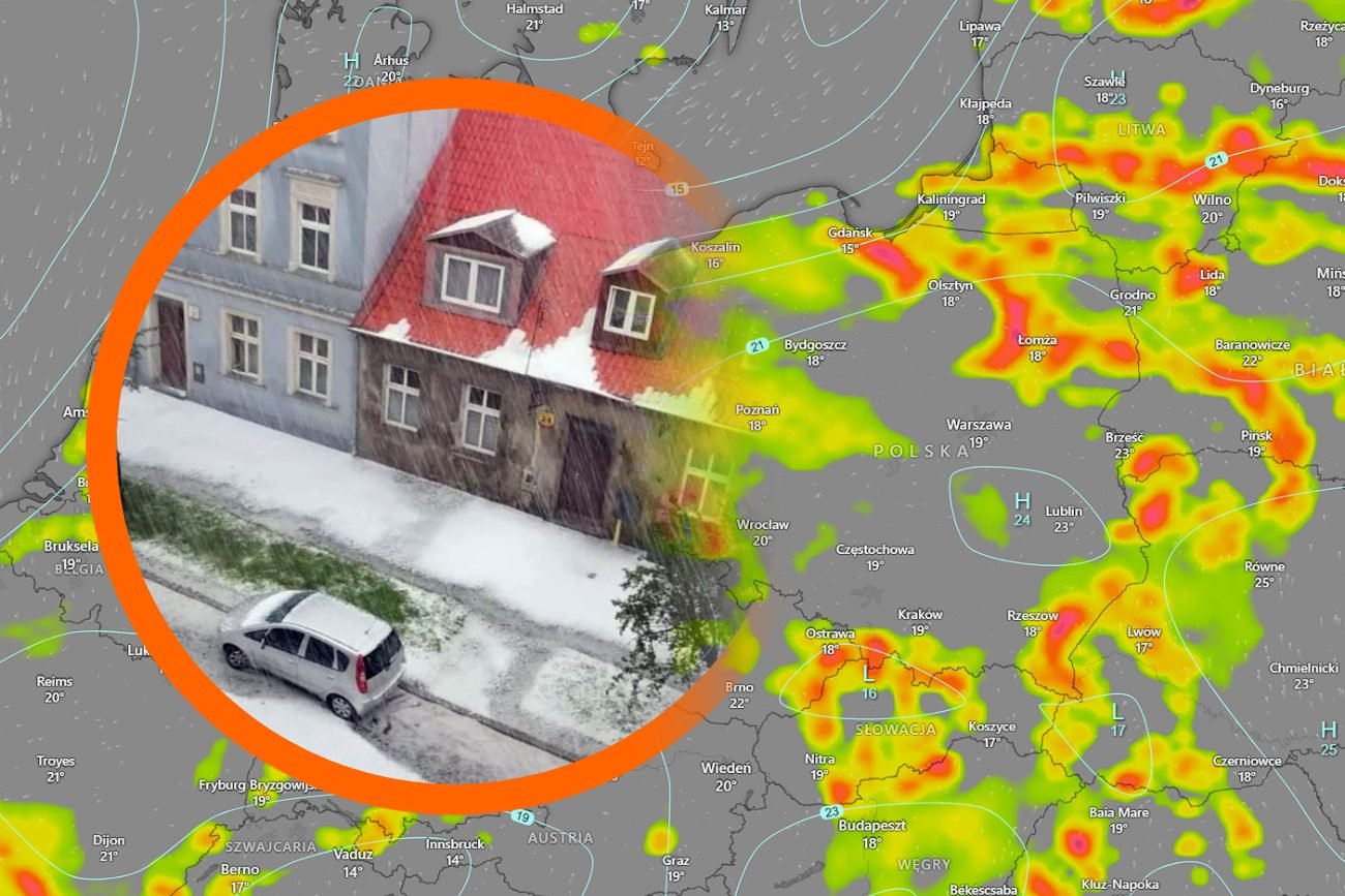 Potężna burza w Gnieźnie. Miasto w jednej chwili znalazło się pod wodą Gdzie jest burza? Potężna nawiedziła niedawno Gniezno