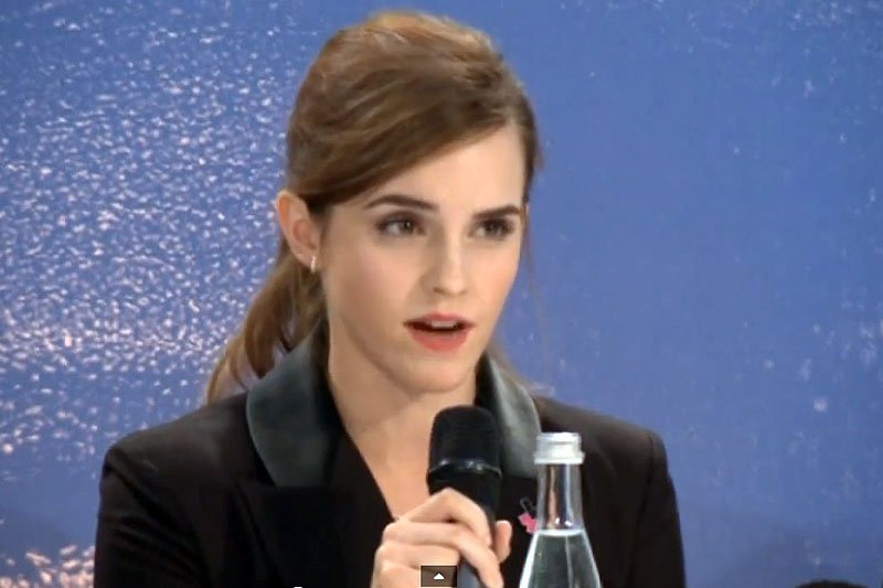 Emma Watson w Davos.