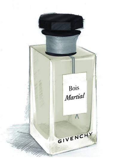 Bois Martial L'Atelier de Givenchy - projekt flakonu