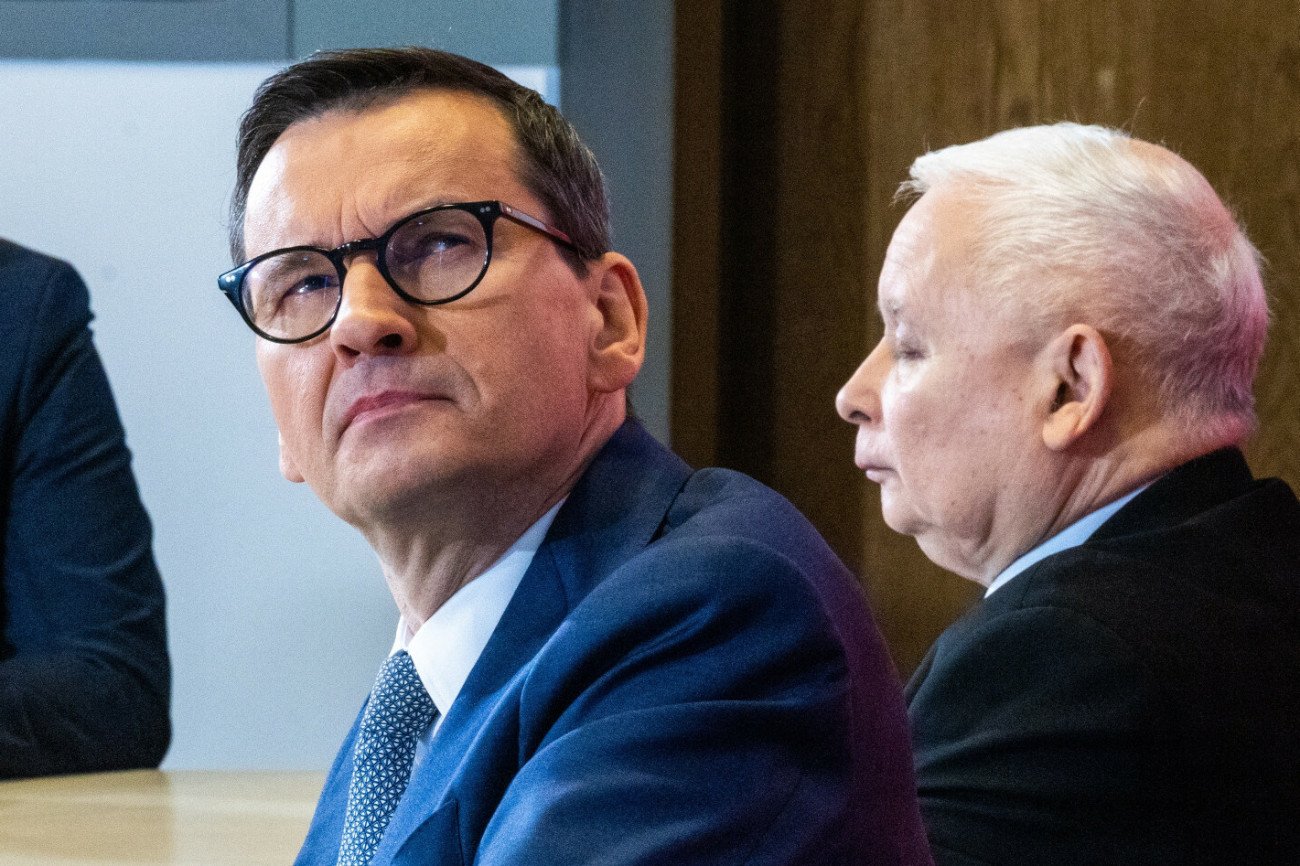 Mateusz Morawiecki i Jarosław Kaczyński