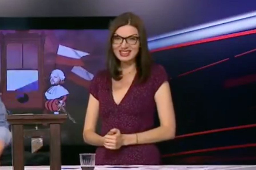 Pomimo kompromitującej wpadki dobry humor nie opuścił Elizy Michalik.