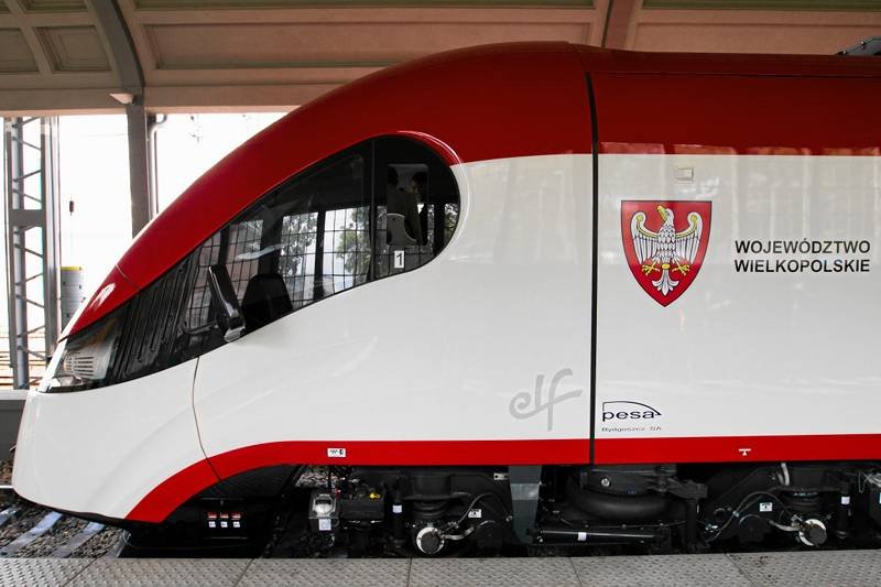 Jeden z pociągów wyprodukowanych przez Pesa