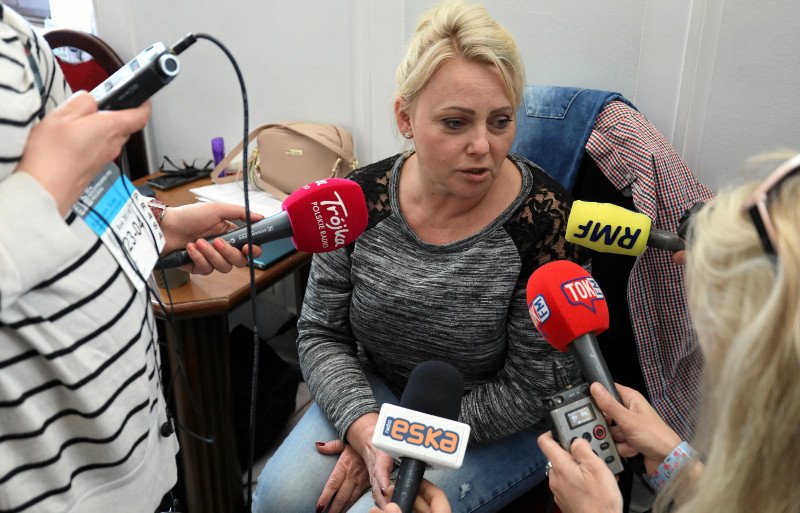 Protestujący w Sejmie niepełnosprawni odpowiadają Andrzejowi Dudzie.