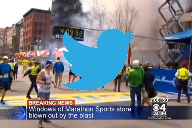 Twitterowe relacje z Bostonu pełne były brutalnych obrazów