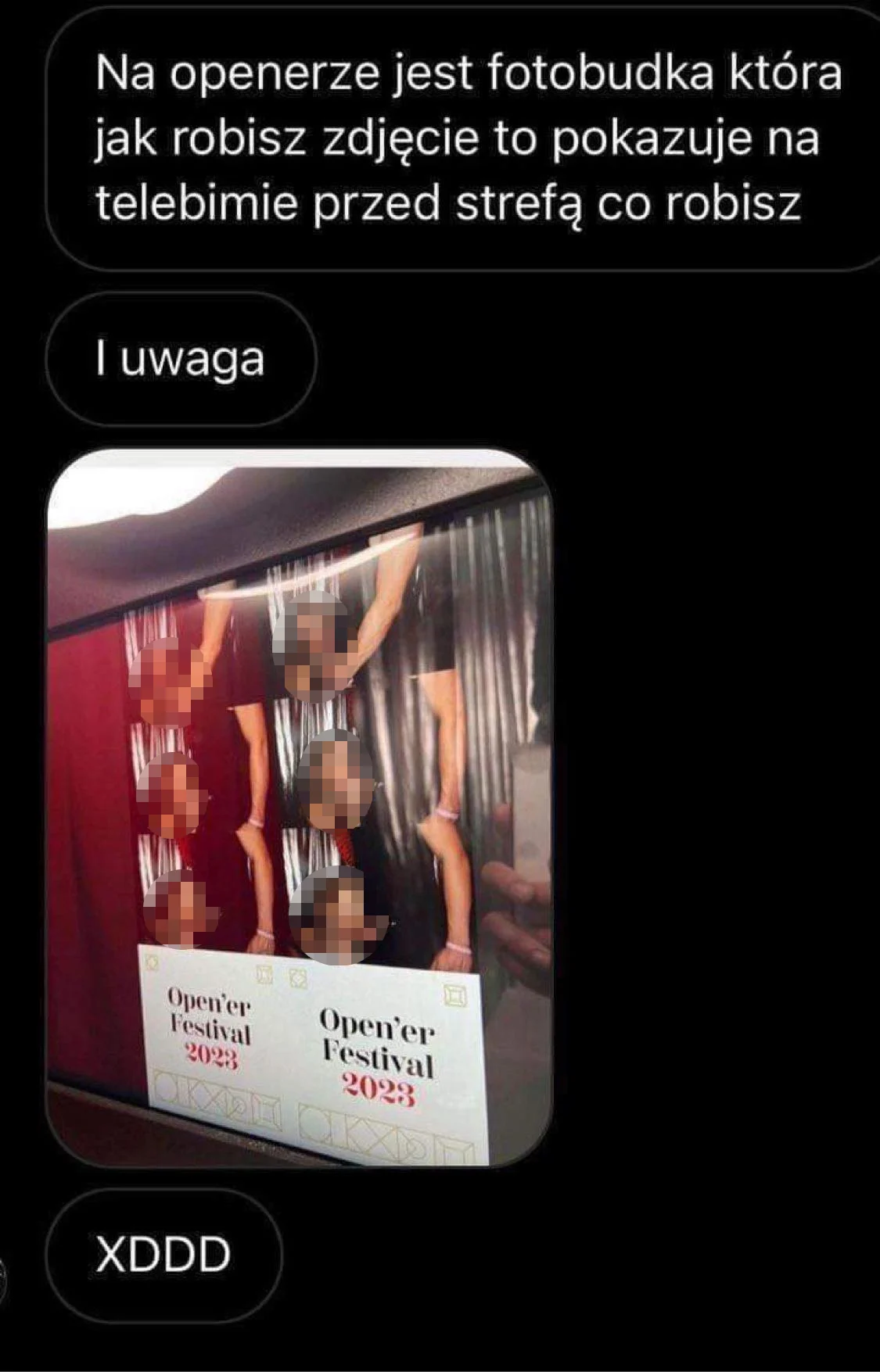 opener 2023 fotobudka zdjęcia seks fake news alter art oświadczenie 