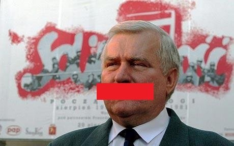 Lech Wałęsa. Bez wąsów.