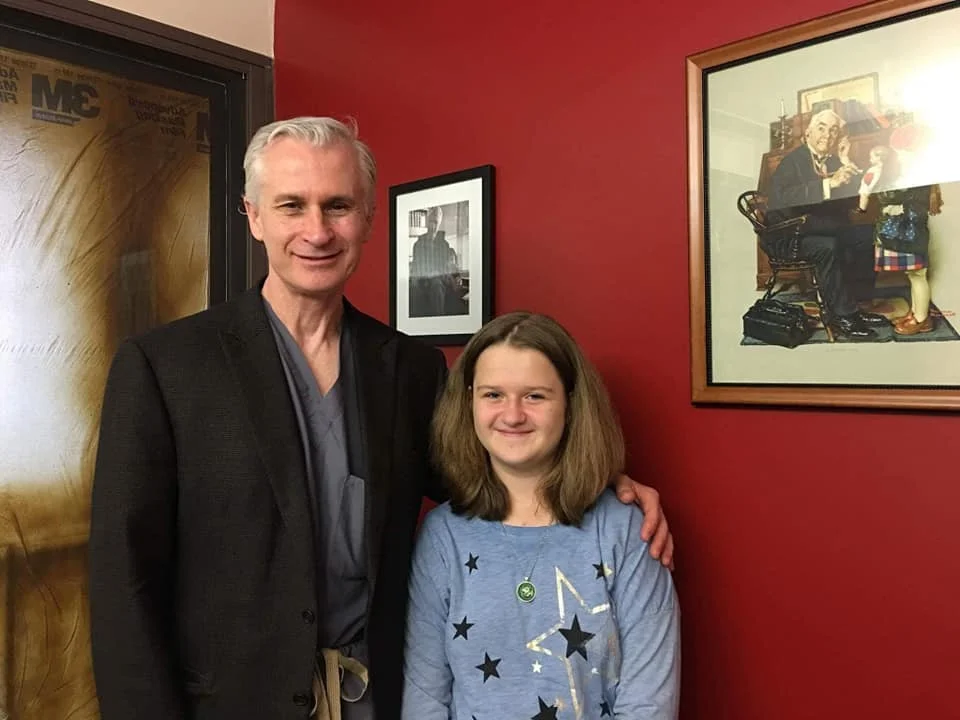 Prof. Hanley i Julia.