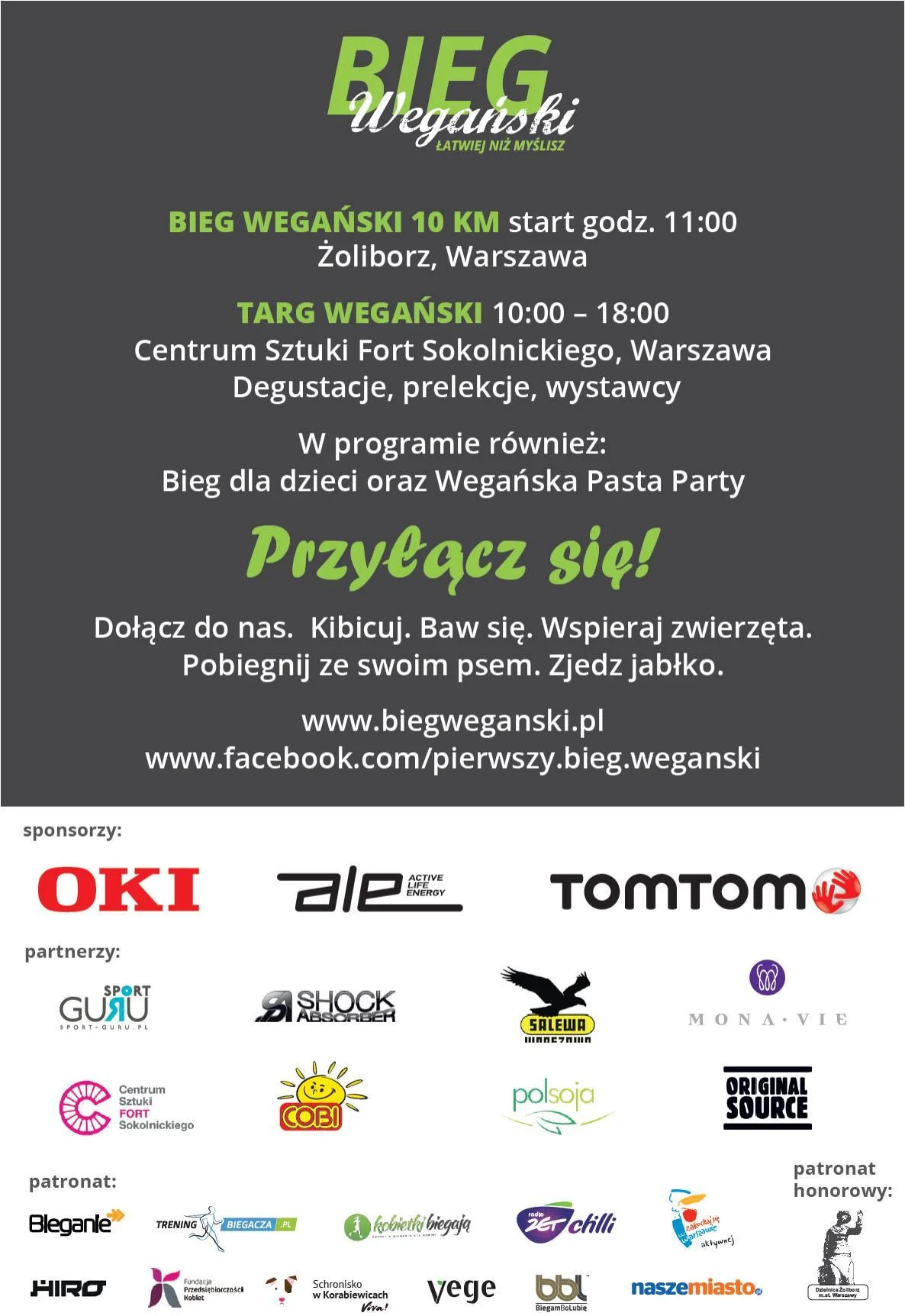 Informacje o Pierwszym Biegu Wegańskim